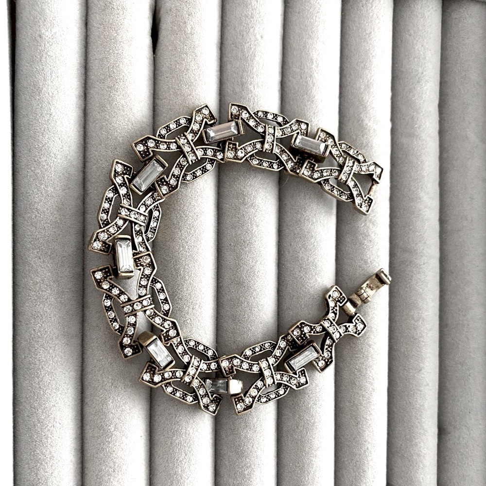 J. Crew Silver and White Woven Bracelet - like to get cco price today🥳-last one - Picture 3 of 3